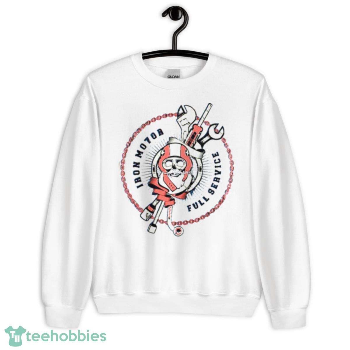 Iron Motor Logo Ironman Parody Shirt - Unisex Heavy Blend Crewneck Sweatshirt