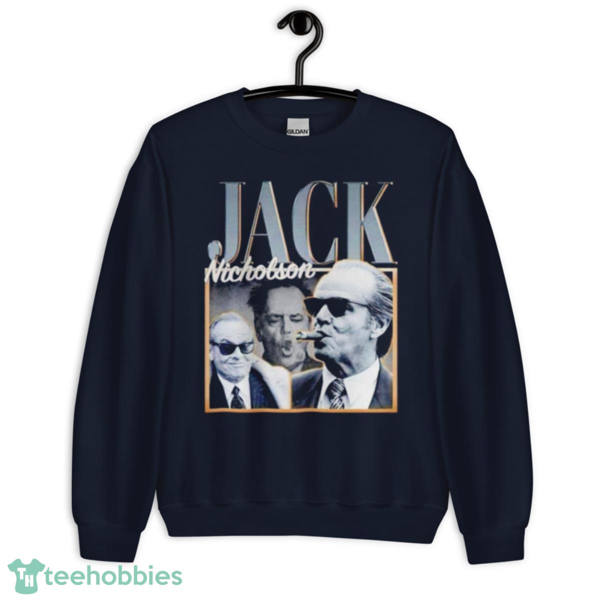 Jack Nicholson White And Black Shirt - Unisex Crewneck Sweatshirt-1