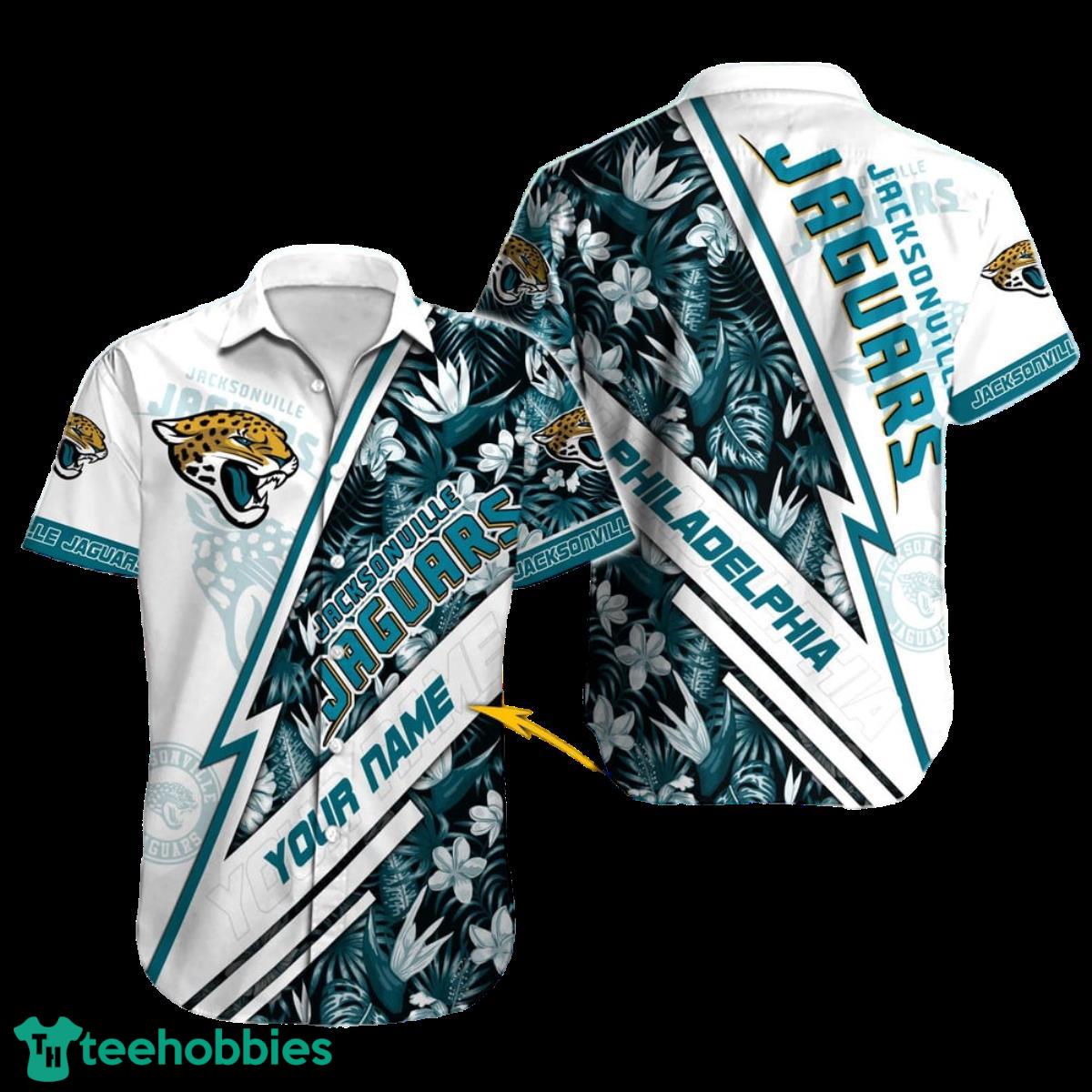 Jacksonville Jaguars NFL Football Custom Name Hawaiian Shirt Best Gift For Men Women Fans Product Photo 1