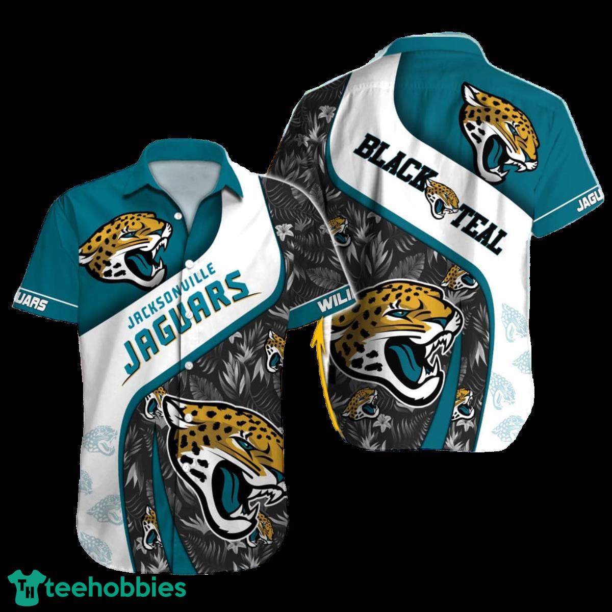 Jacksonville Jaguars NFL Football Custom Name Hawaiian Shirt Gift For Men Women Fans Product Photo 1