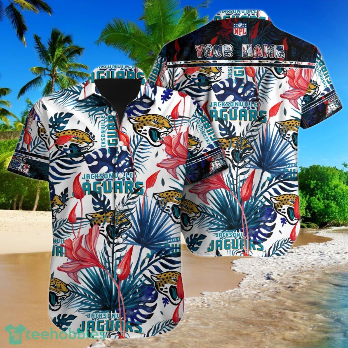 Jacksonville Jaguars NFL Football Custom Name Hawaiian Shirt Ideal Gift For Real Fans Product Photo 1