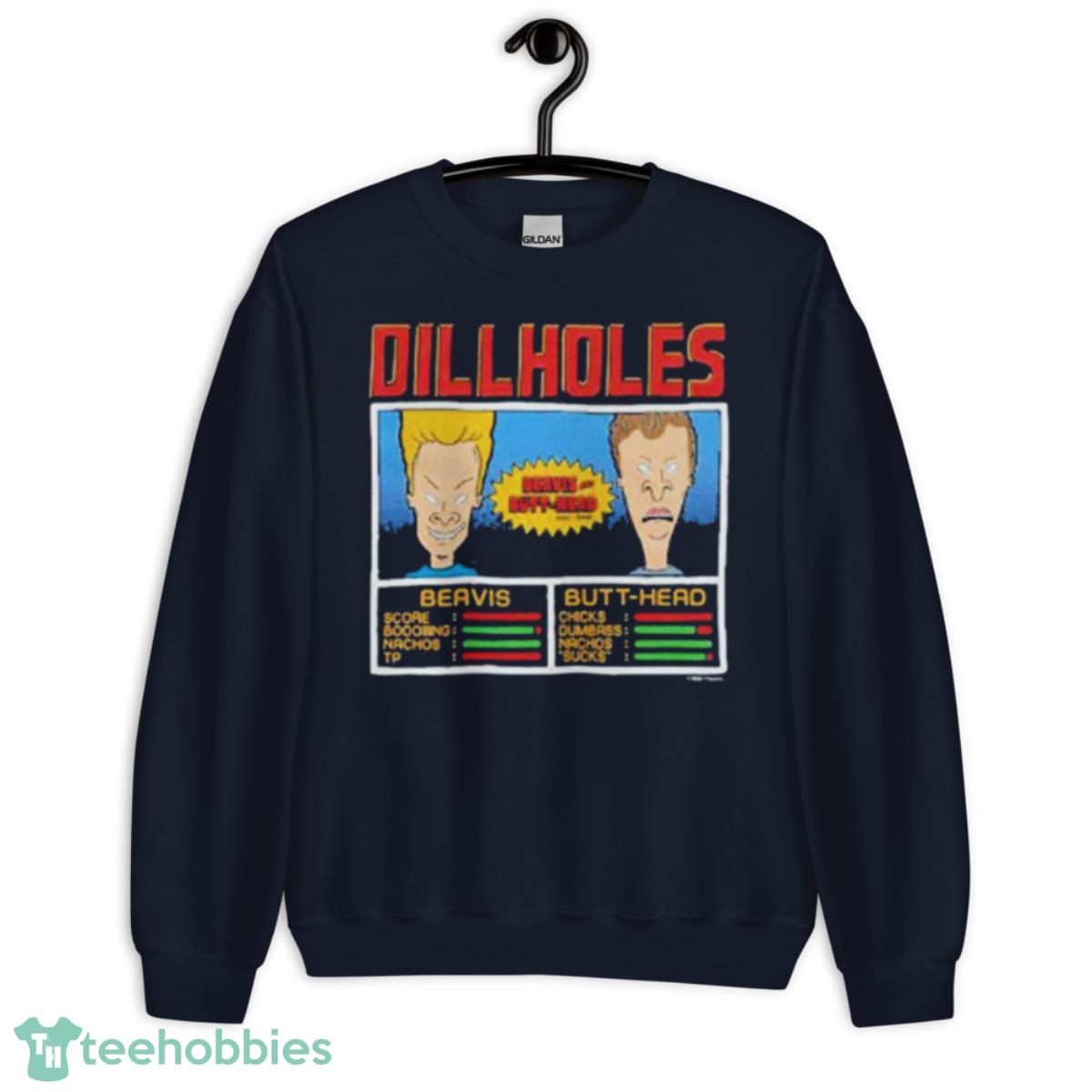 Jam Dillholes Beavis And Butt Head Shirt - Unisex Crewneck Sweatshirt-1