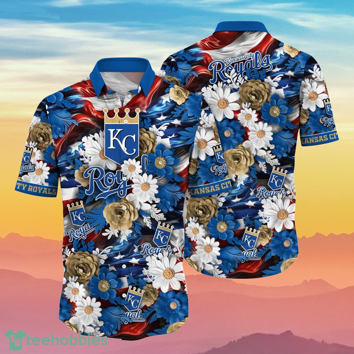 Kansas City Royals MLB Custom Name Hawaiian Shirt For Men Women