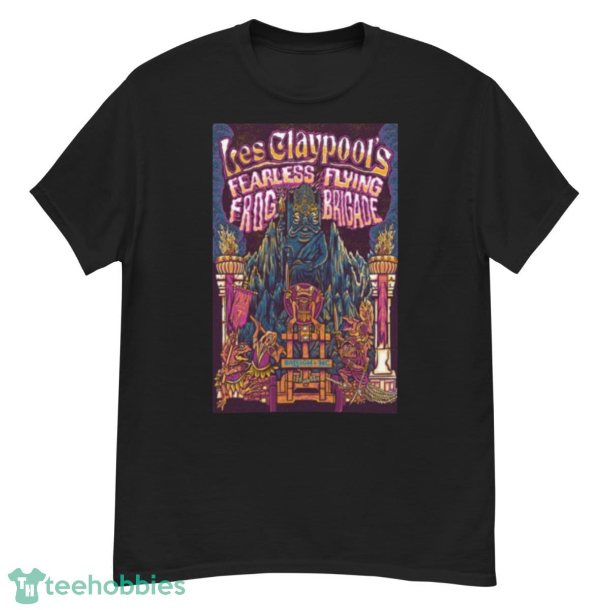 Les Claypool’s Fearless Flying Frog Brigade 2023 Tour Raleigh NC Shirt - G500 Men’s Classic T-Shirt