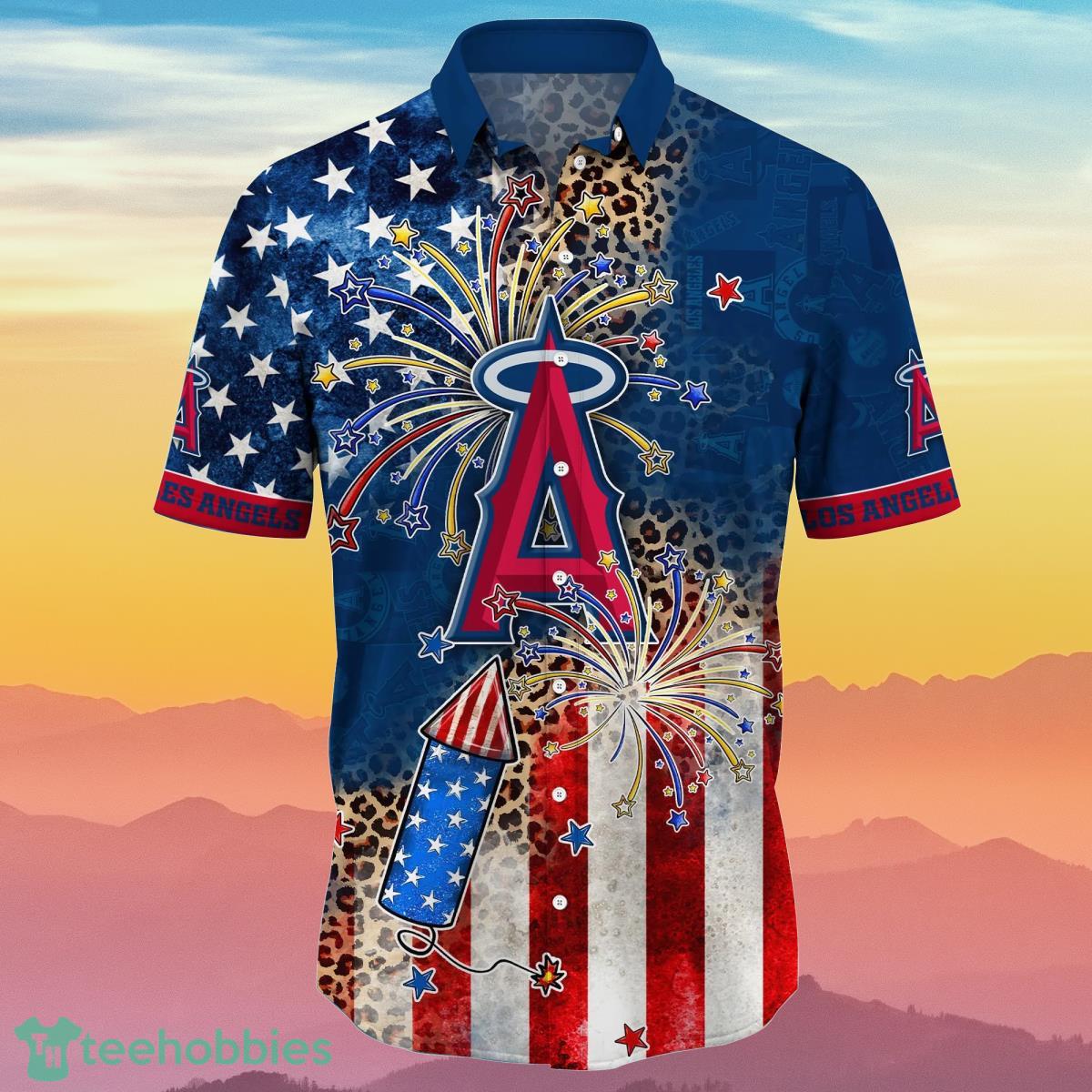 Los Angeles Angels MLB Hawaiian Shirt 4th Of July Independence Day Ideal Gift For Men And Women Fans Product Photo 2