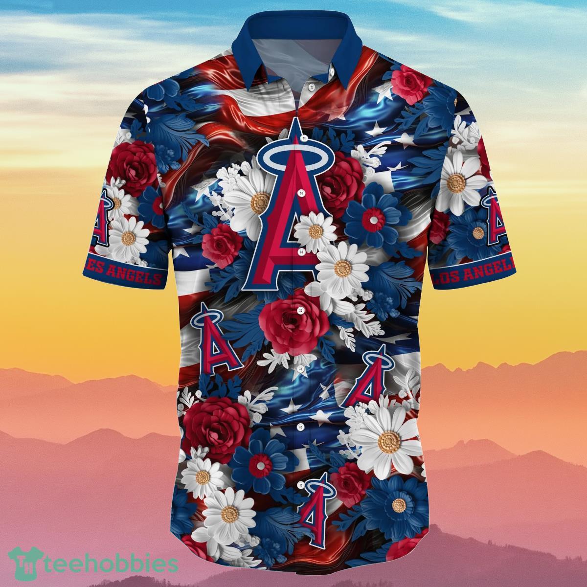 Los Angeles Angels MLB Hawaiian Shirt 4th Of July Independence Day Special Gift For Men And Women Fans Product Photo 2