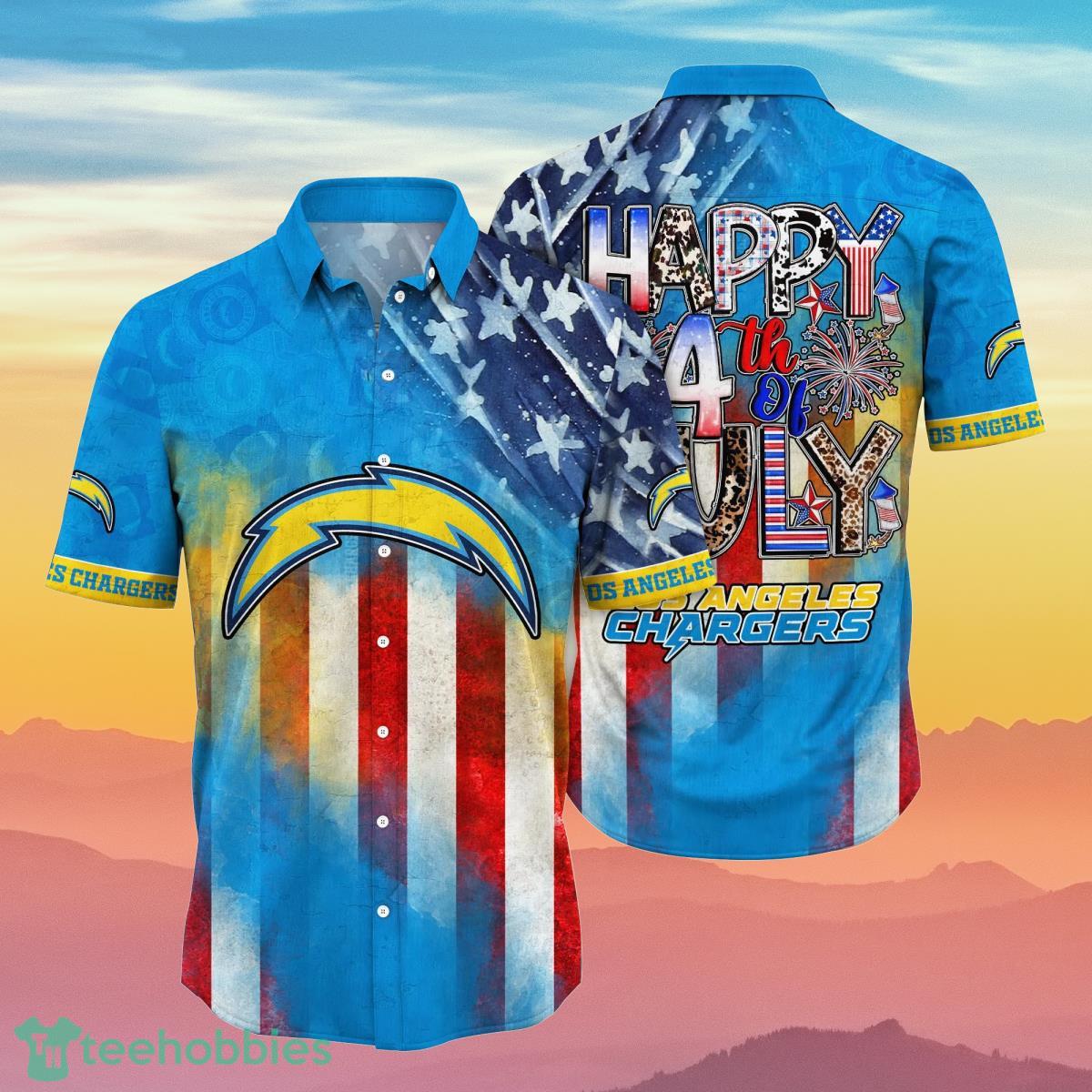 Los Angeles Chargers NFL Hawaiian Shirt 4th Of July Independence Day Ideal  Gift For Men And Women Fans - Freedomdesign