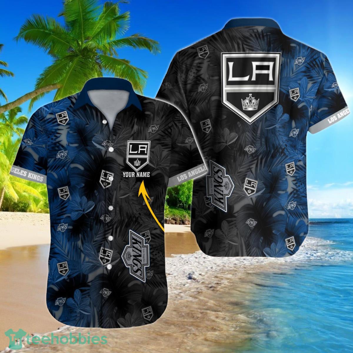 Los Angeles Kings NHL Hawaii Shirt Custom Name Hawaiian Shirt For Men Women Gift For Fans Product Photo 1