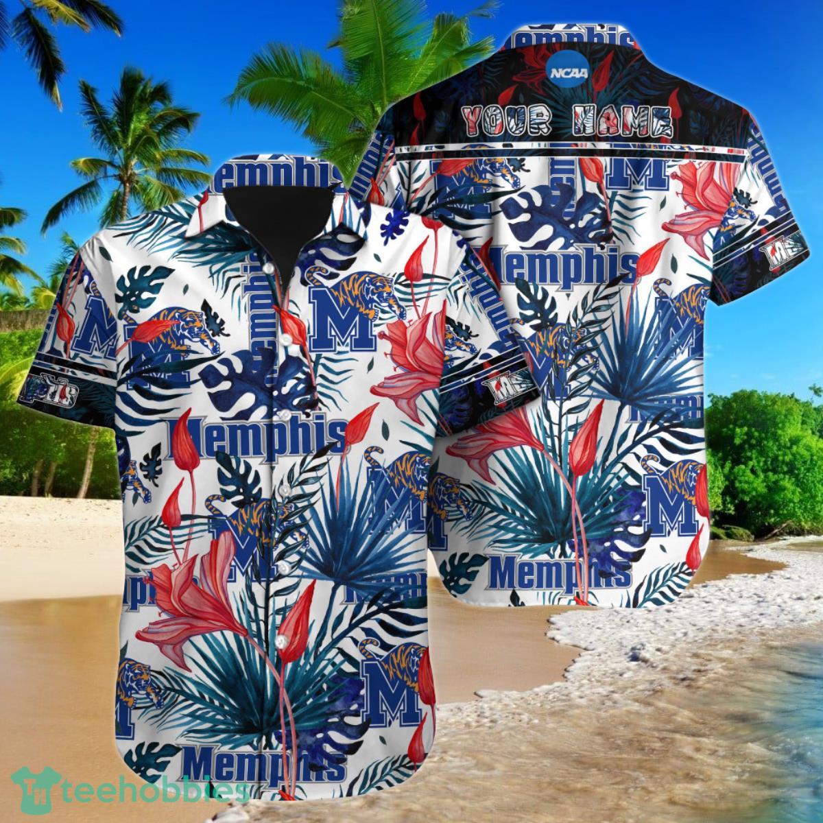 Memphis Tigers NCA Custom Name Hawaiian Shirt Best Gift For Loyal Fans Product Photo 1