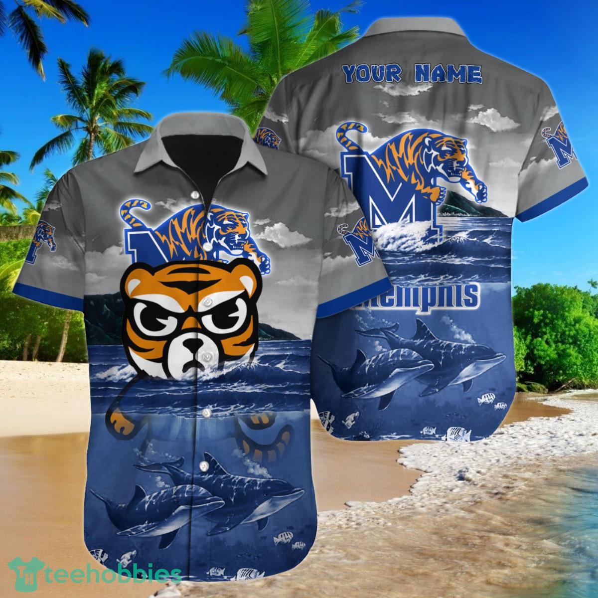 Memphis Tigers NCAA Custom Name Hawaiian Shirt Best Gift For Real Fans Product Photo 1
