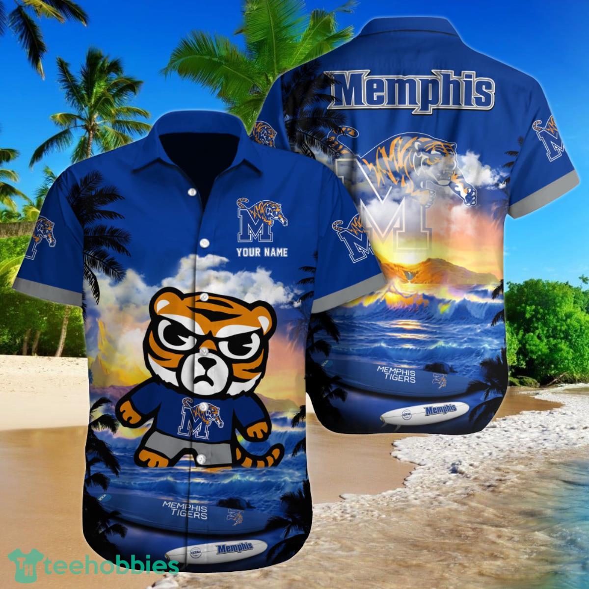 Memphis Tigers NCAA Custom Name Hawaiian Shirt For Men Women Best Gift For Fans Product Photo 1