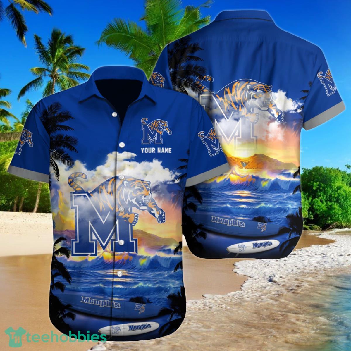 Memphis Tigers NCAA Custom Name Hawaiian Shirt For Men Women Gift For Fans Product Photo 1