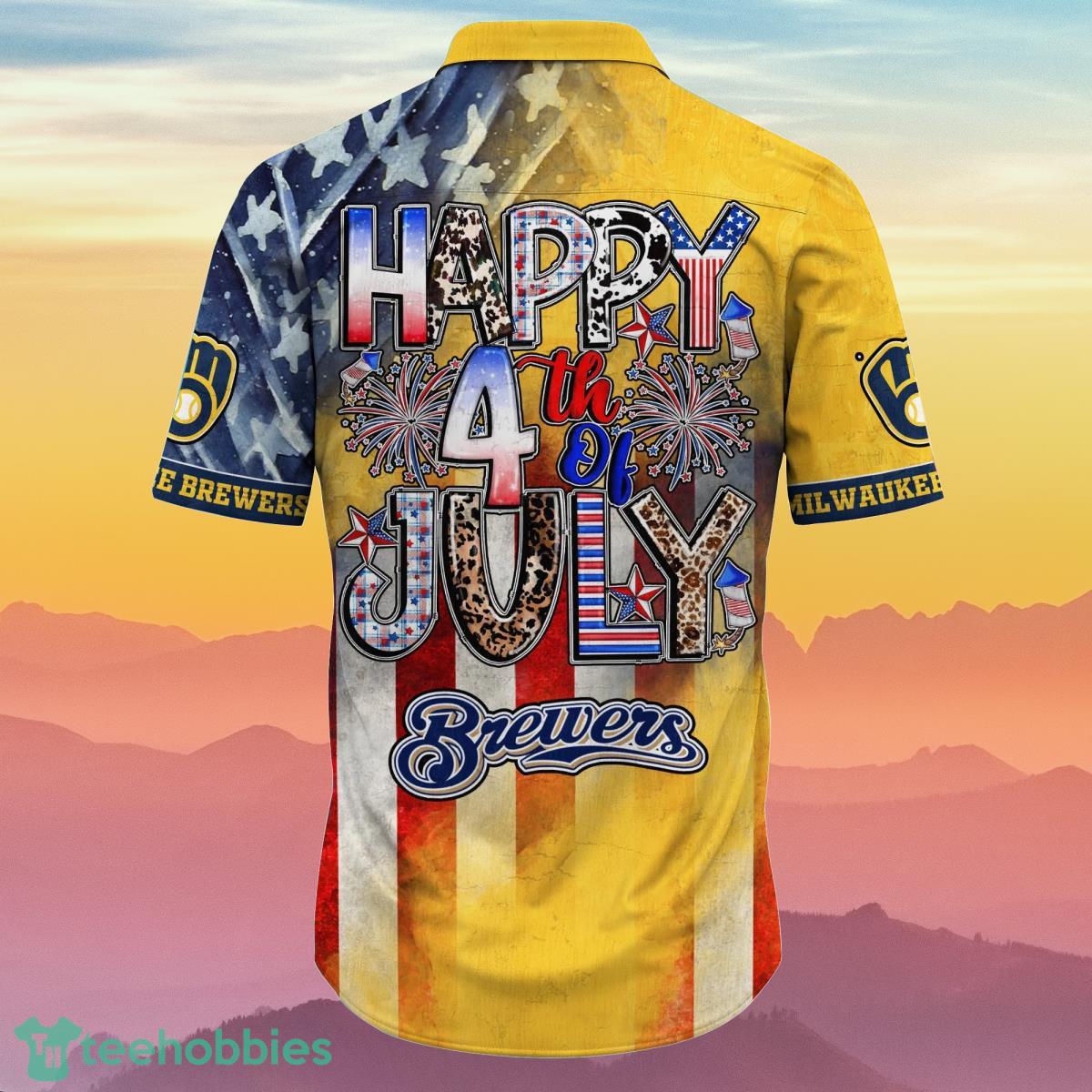 Milwaukee Brewers Colorful Hibiscus Tropical Summer Gift Hawaiian Shirt For  Men And Women - Freedomdesign