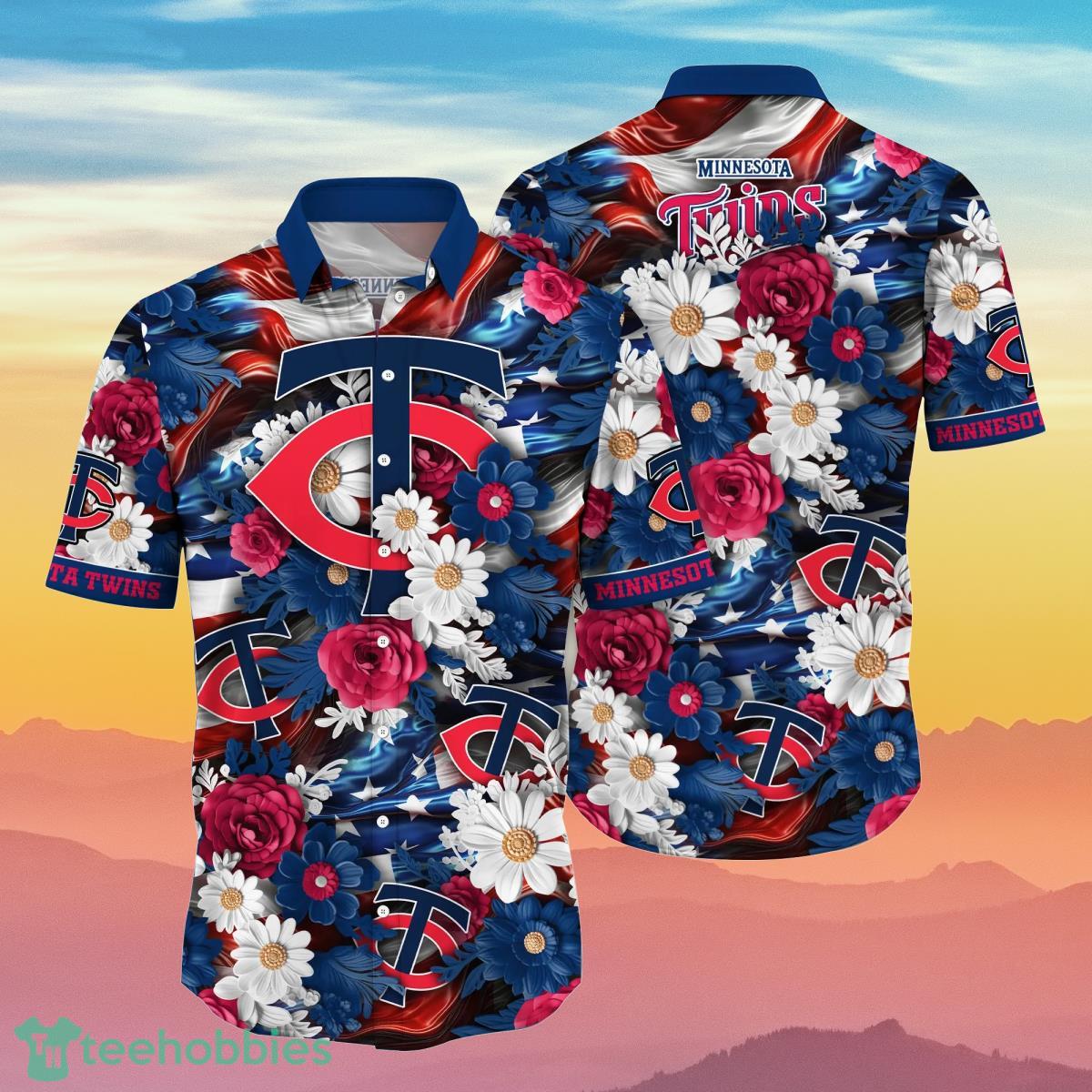 Minnesota Twins MLB Hawaiian Shirt 4th Of July Independence Day Ideal Gift  For Men And Women Fans