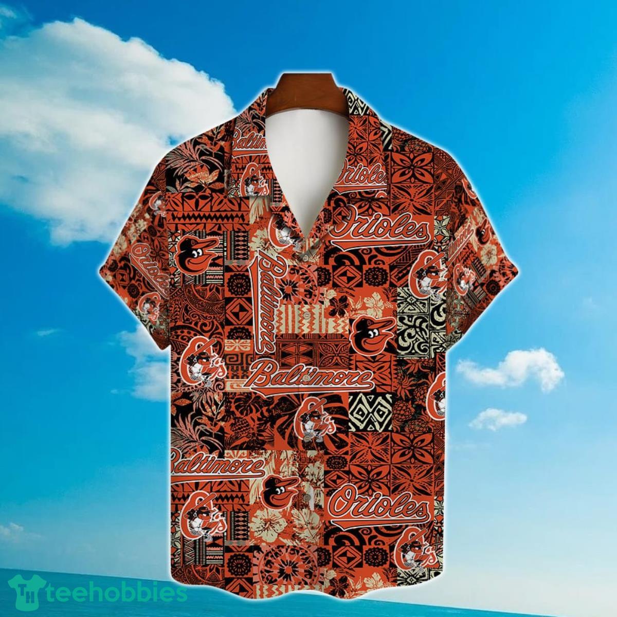 Baltimore Orioles Orange Hawaiian Shirt For Men And Women