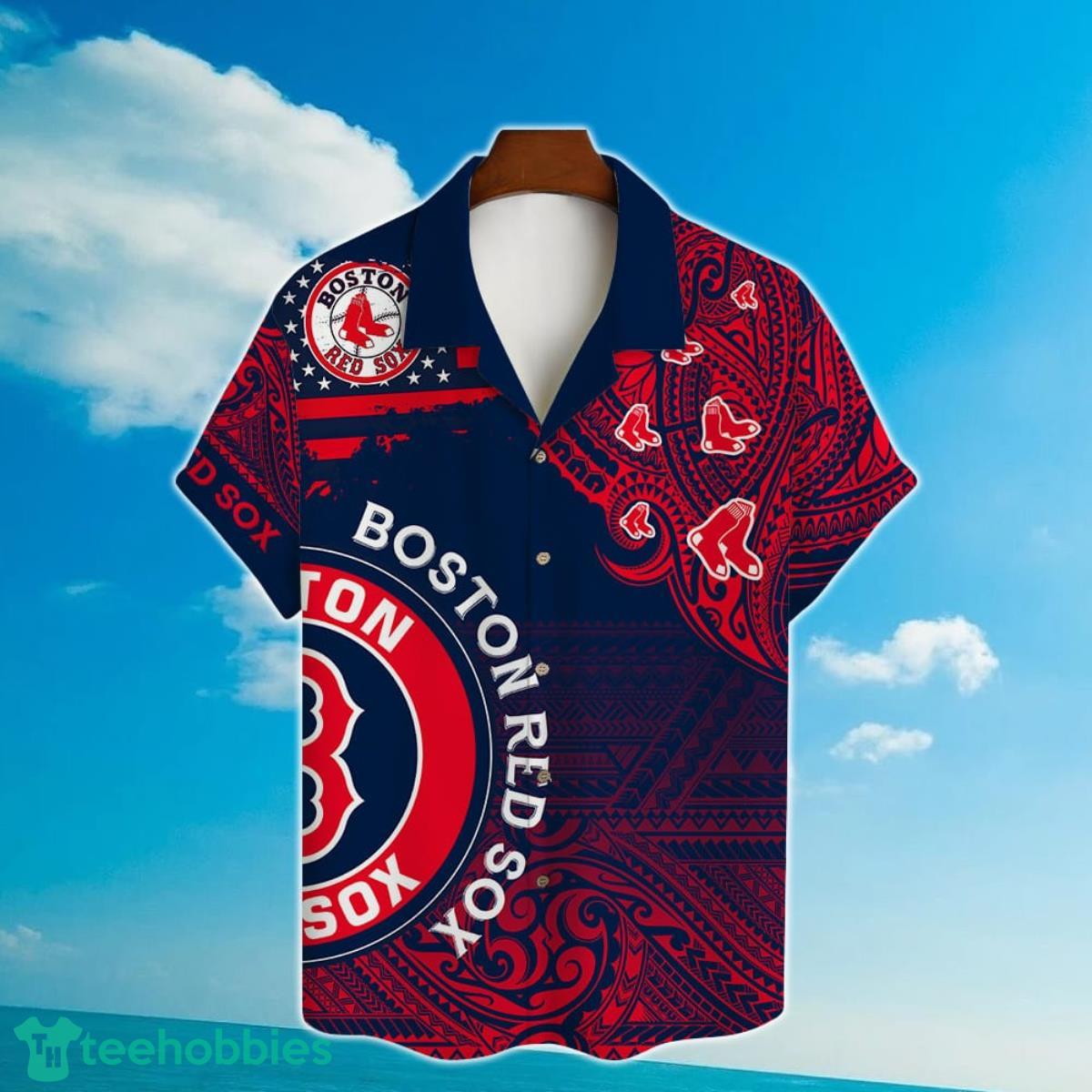 MLB Boston Red Sox Major League Baseball 3D Print Hawaiian Shirt For Men And Women Product Photo 2