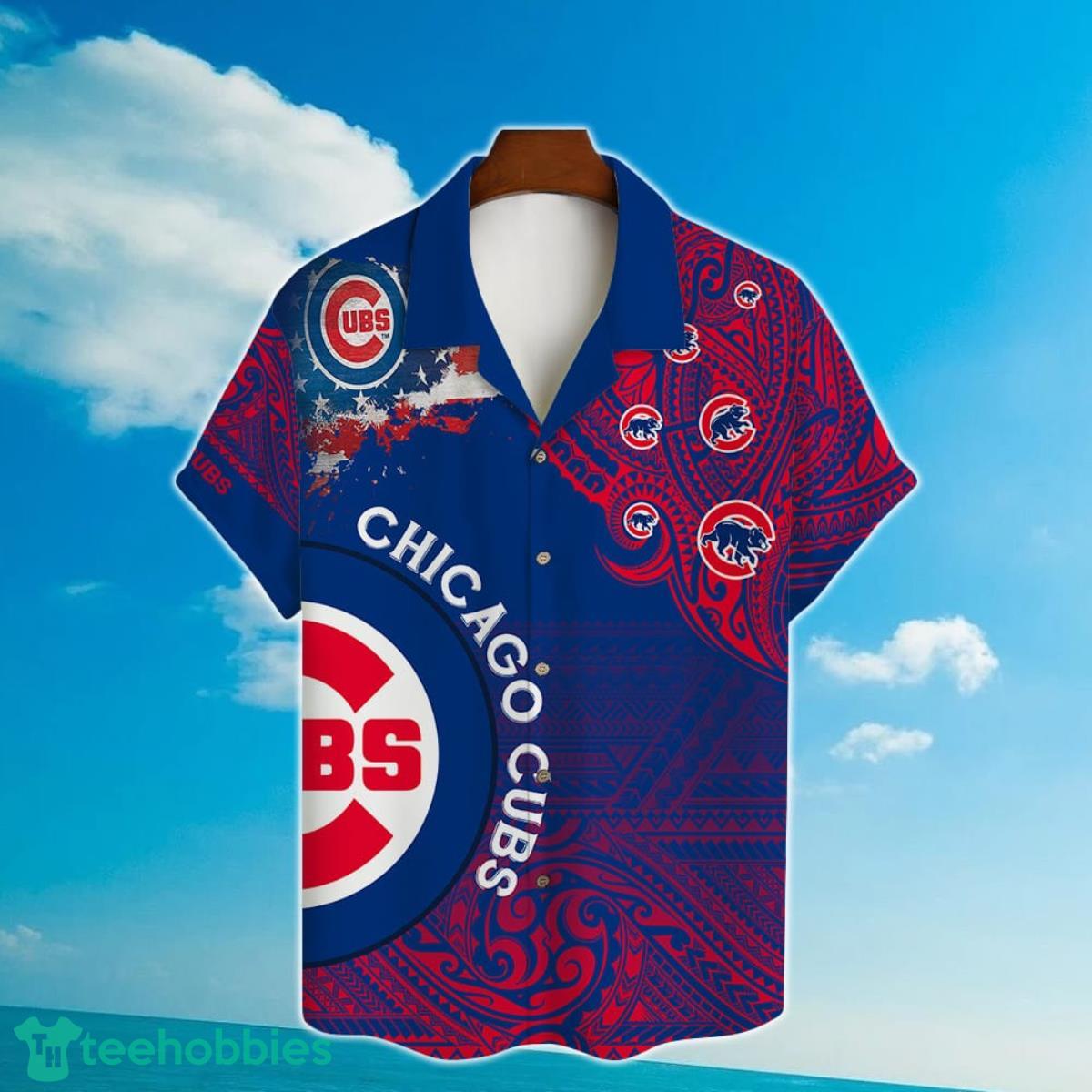 MLB Chicago Cubs Major League Baseball 3D Print Hawaiian Shirt Product Photo 2
