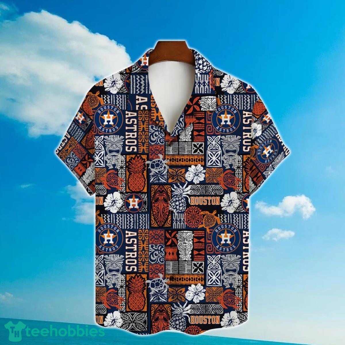 MLB Houston Astros Major League Baseball 3D Print Hawaiian Shirt For Fans Product Photo 2