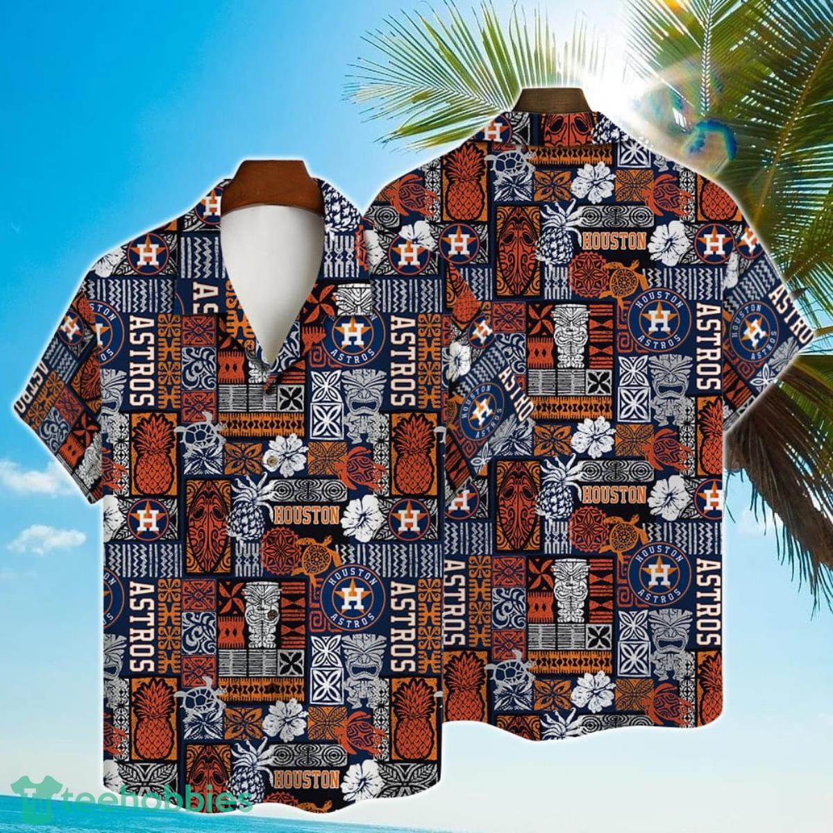 MLB Houston Astros Major League Baseball 3D Print Hawaiian Shirt For Fans Product Photo 1