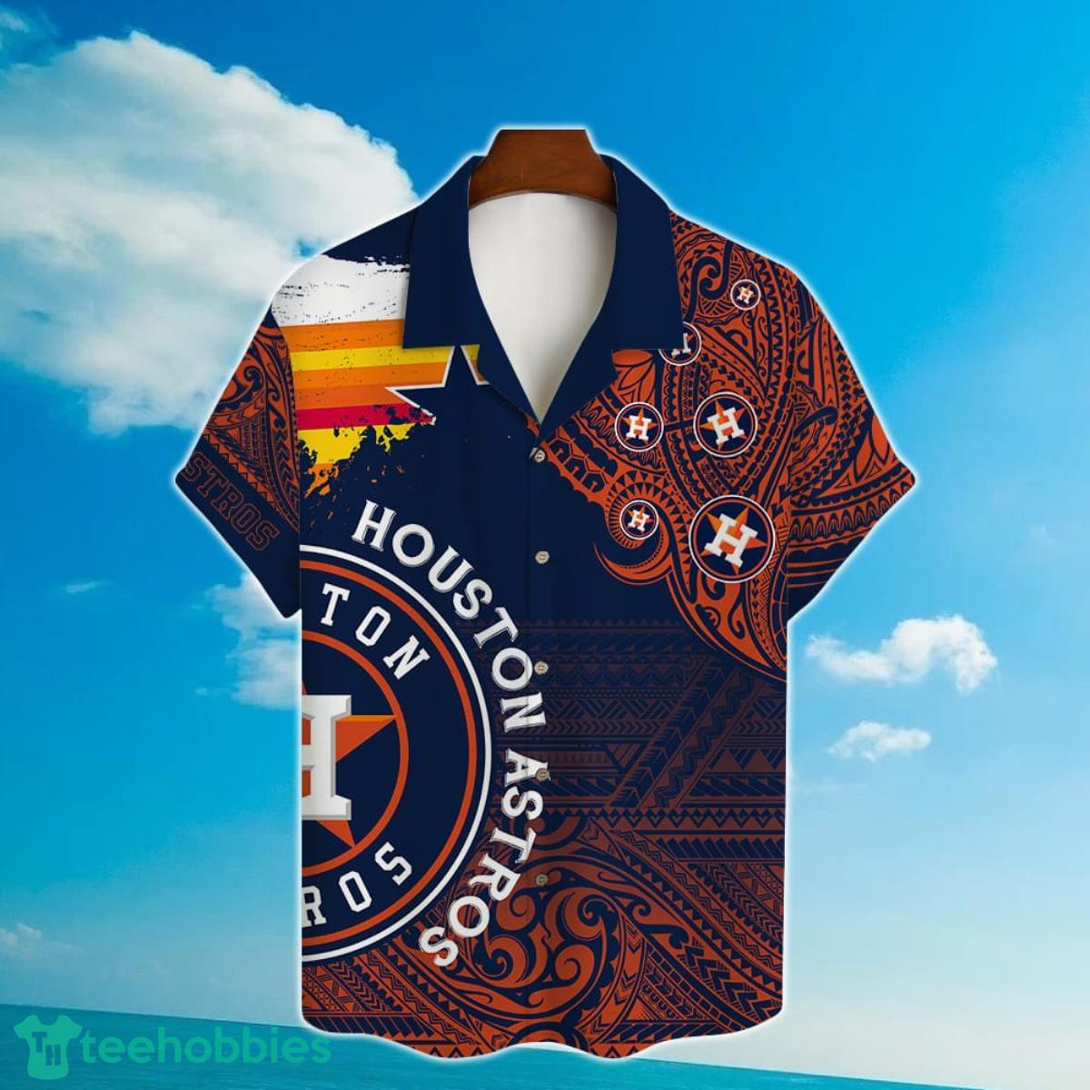 MLB Houston Astros Major League Baseball 3D Print Hawaiian Shirt For Men Women Product Photo 2