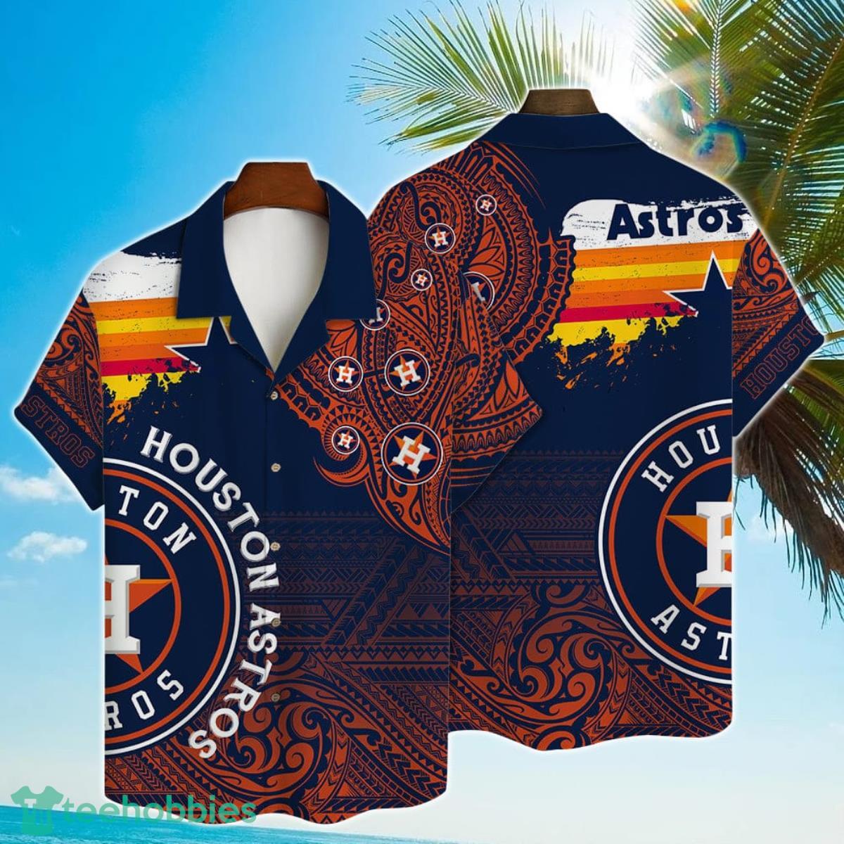 MLB Houston Astros Major League Baseball 3D Print Hawaiian Shirt For Men Women Product Photo 1