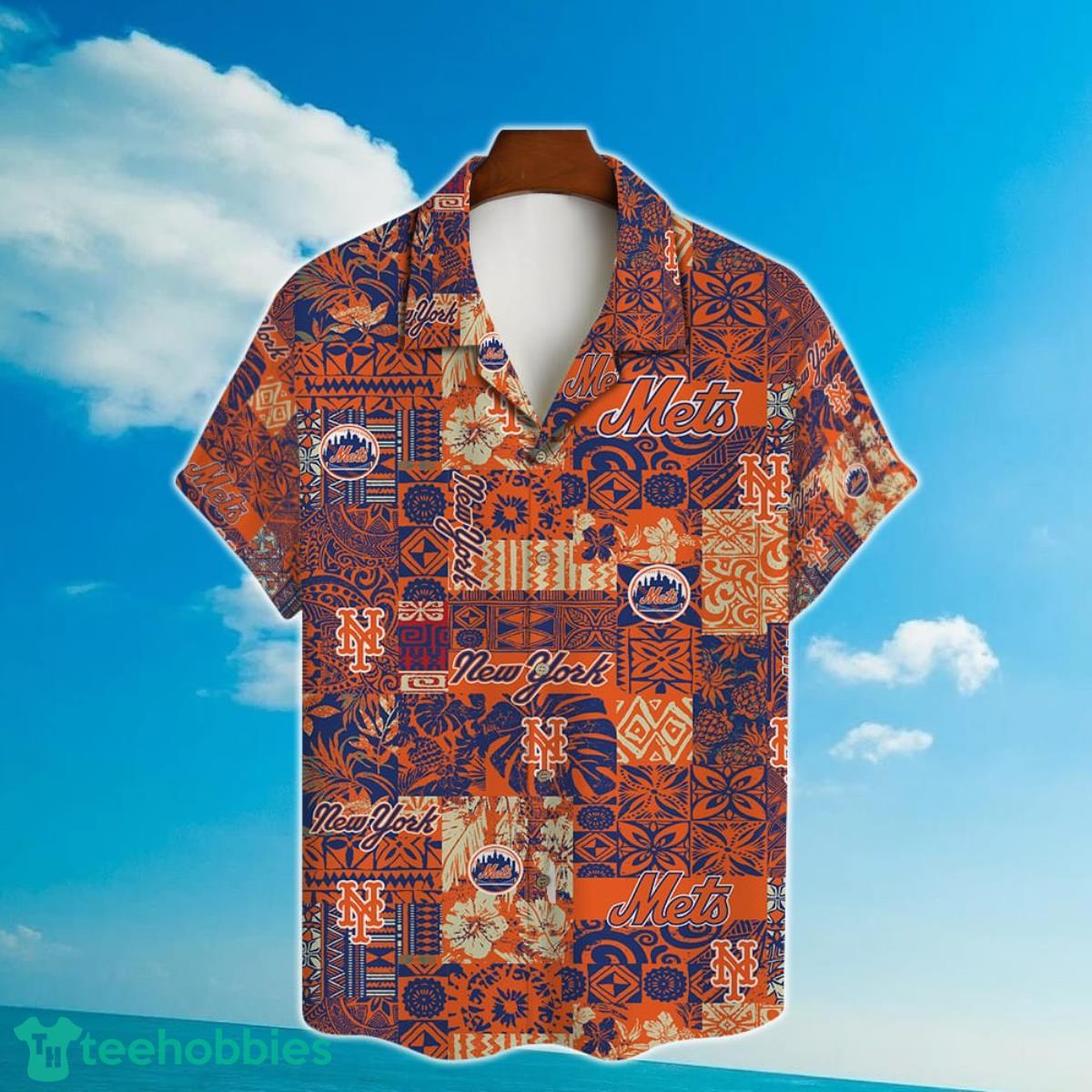 MLB New York Mets Major League Baseball 3D Print Hawaiian Shirt For Fans Product Photo 2