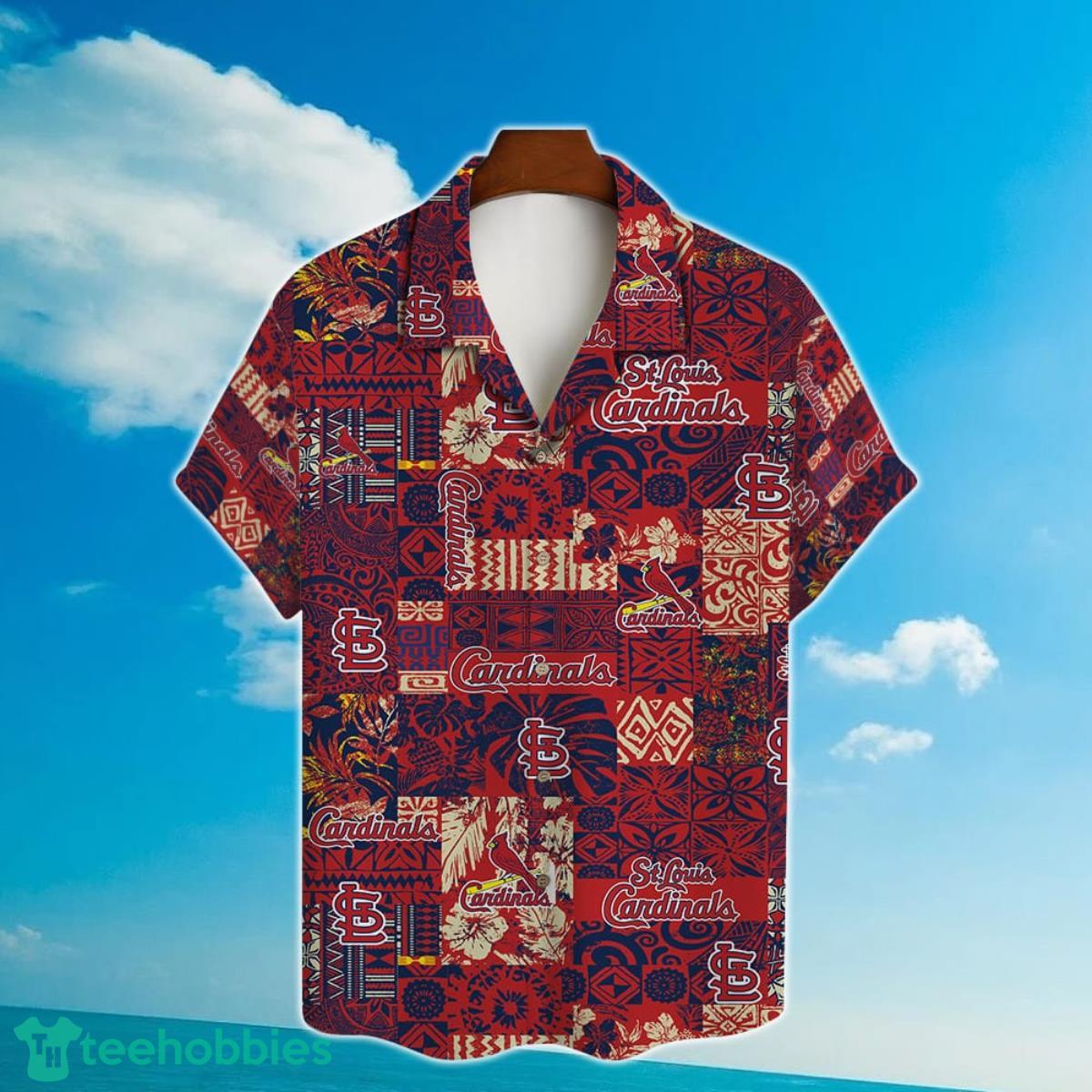 MLB St. Louis Cardinals Major League Baseball 3D Print Hawaiian Shirt For Fans Product Photo 2