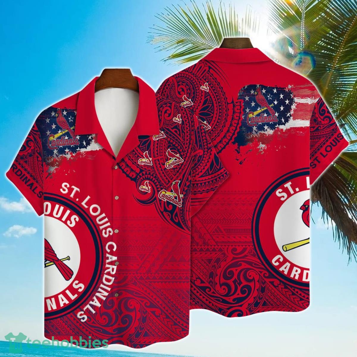 MLB St. Louis Cardinals Major League Baseball 3D Print Hawaiian Shirt Product Photo 1