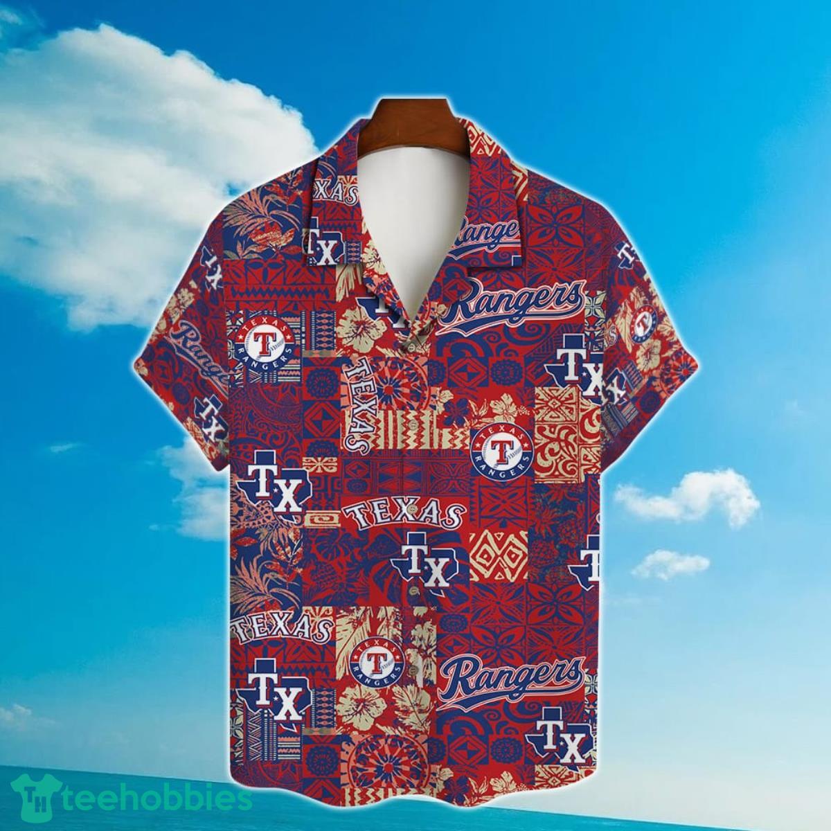 MLB Texas Rangers Major League Baseball 3D Print Hawaiian Shirt Best Gifts Product Photo 2