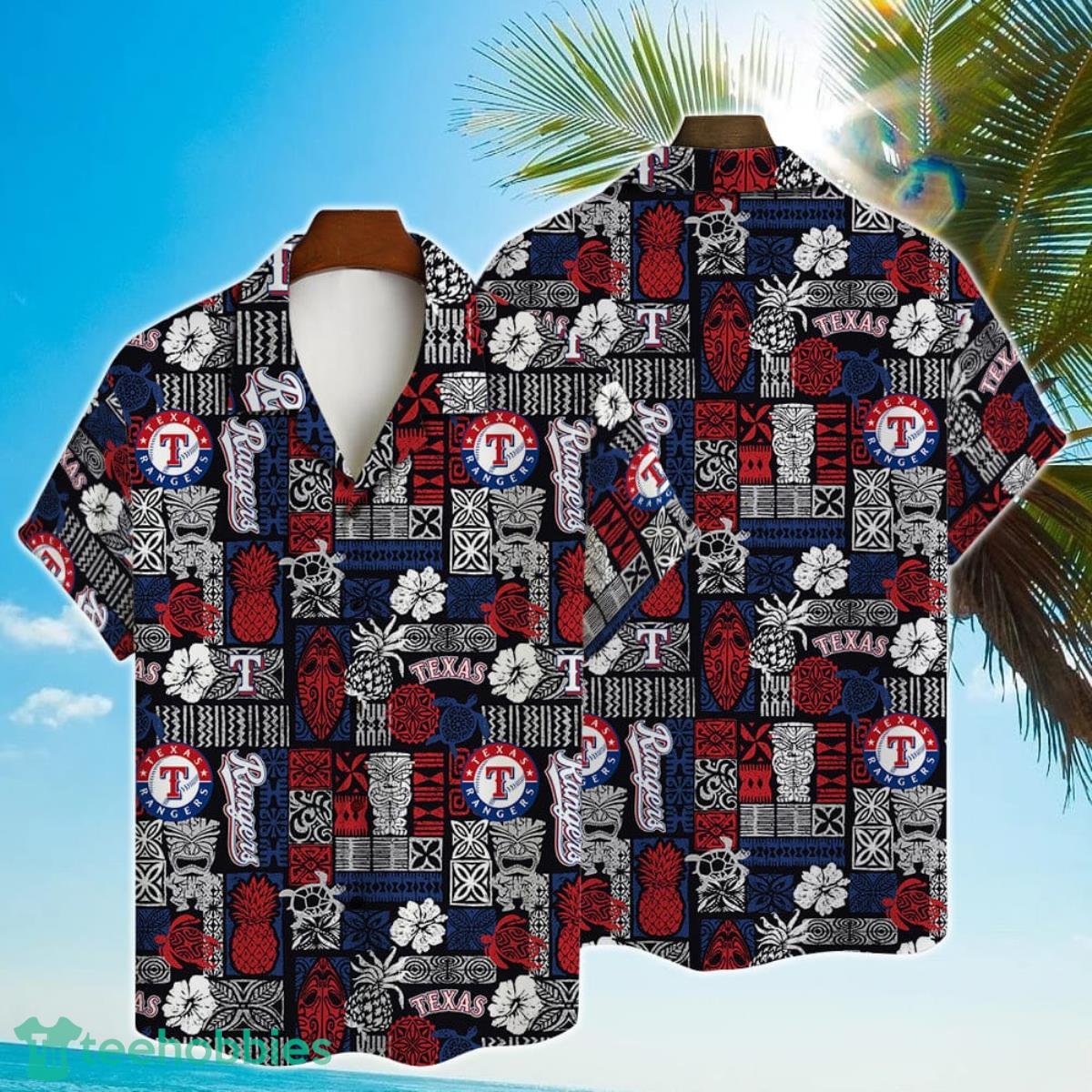 MLB Texas Rangers Major League Baseball 3D Print Hawaiian Shirt For Men Women Product Photo 1