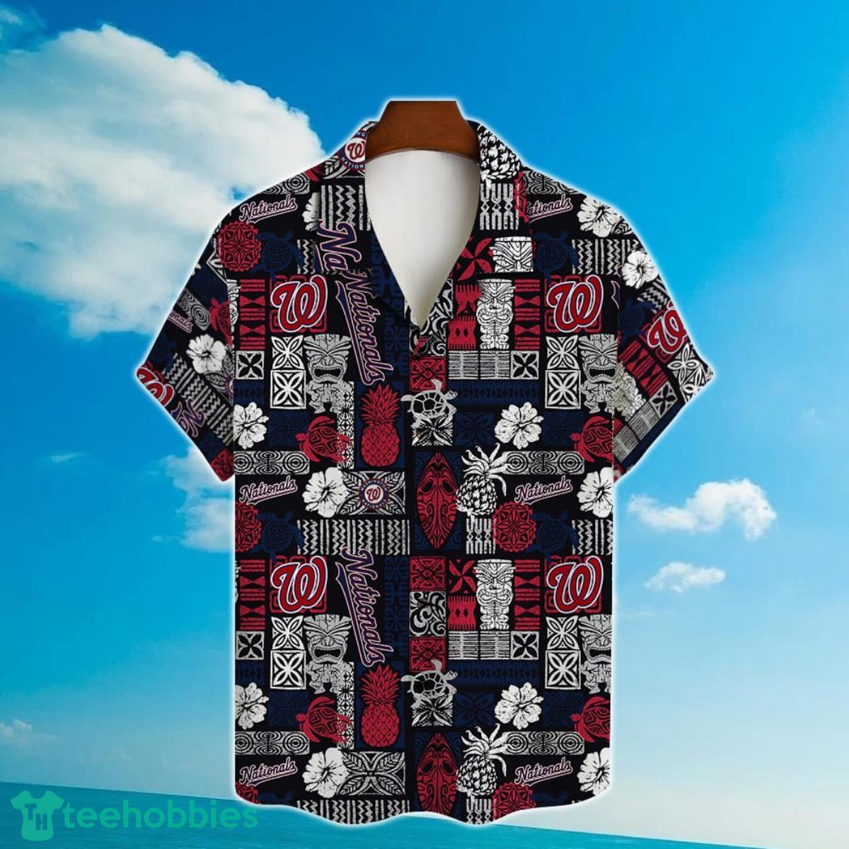 MLB Washington Nationals Major League Baseball 3D Print Hawaiian Shirt For True Fans Product Photo 2