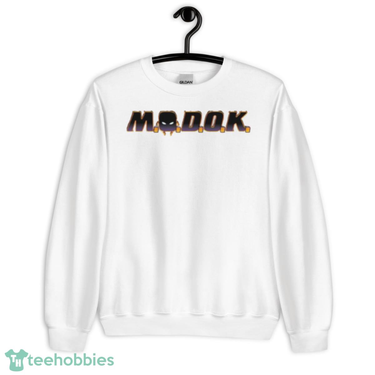 Modok Black Logo Captain America Marvel Shirt - Unisex Heavy Blend Crewneck Sweatshirt