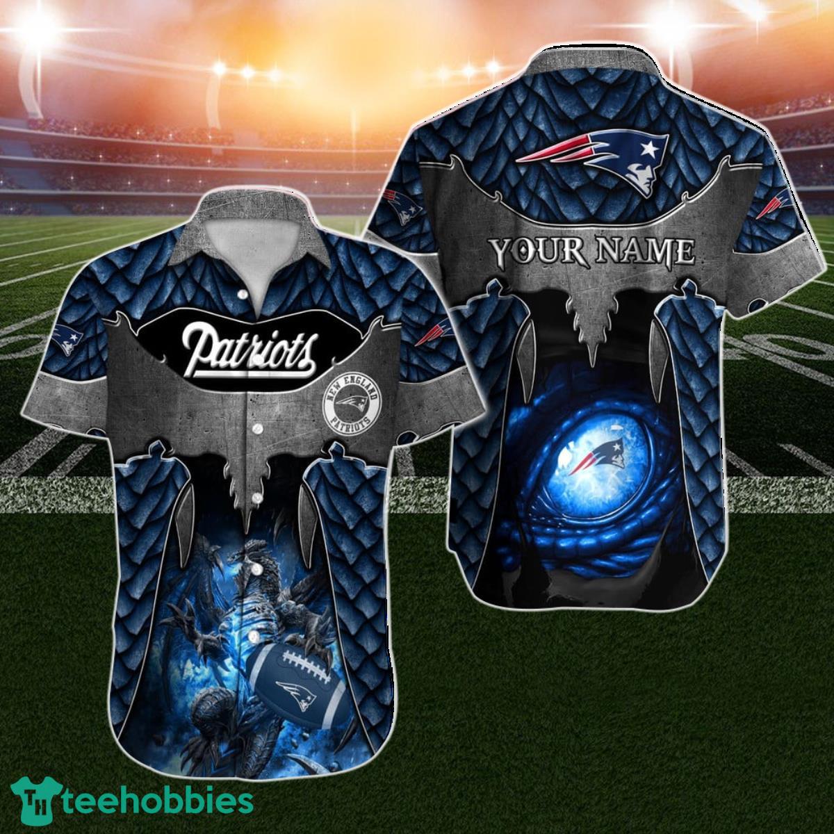 New England Patriots Hawaiian Shirt NFL Football Custom Name For Men Women Gift For Real Fans Product Photo 1