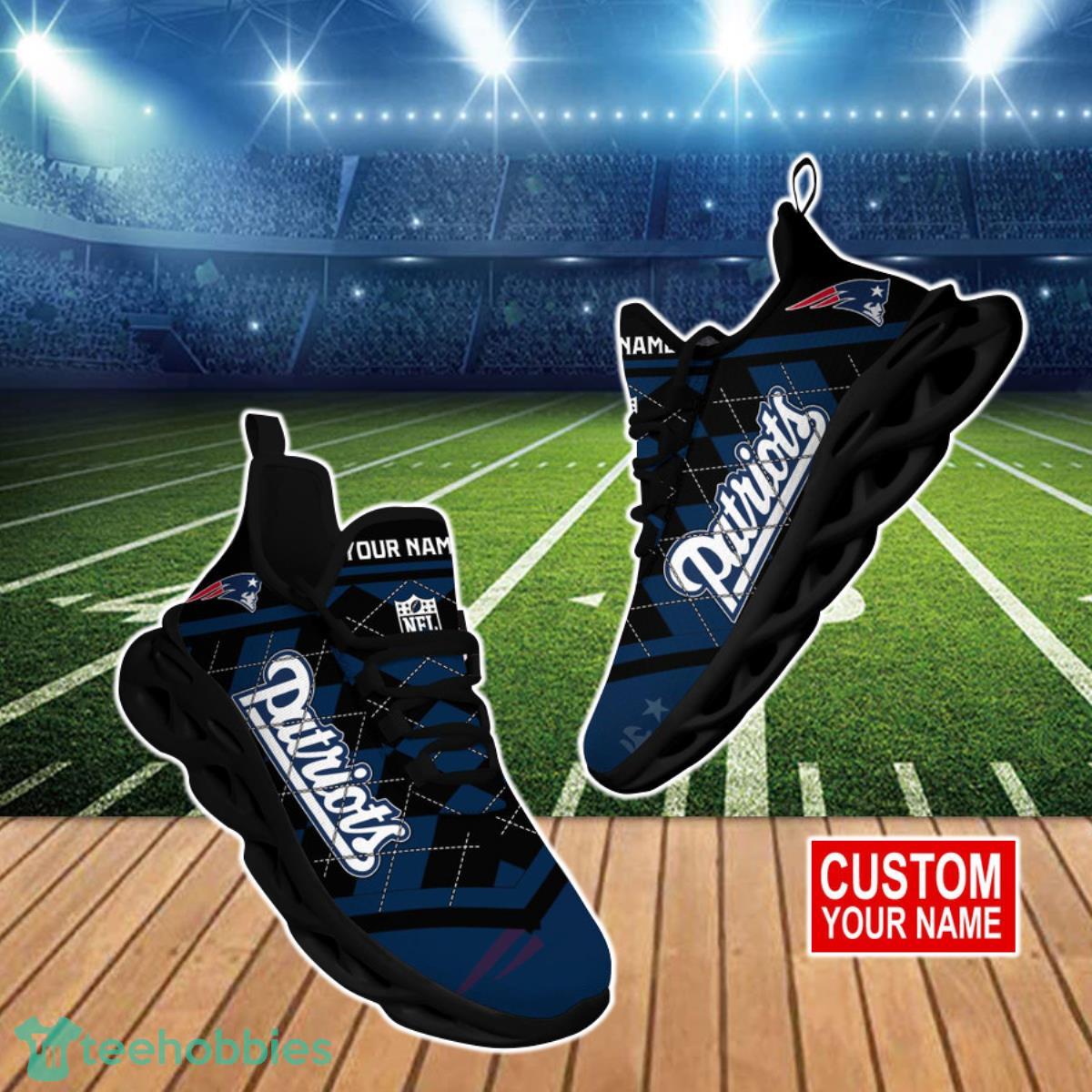 New England Patriots NFL Clunky Max Soul Shoes Custom Name Unique Gift For Men And Women Fans Product Photo 1