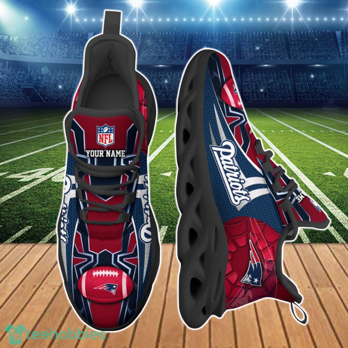 New England Patriots NFL Clunky Max Soul Shoes Custom Name Unique Gift For True Fans Product Photo 2