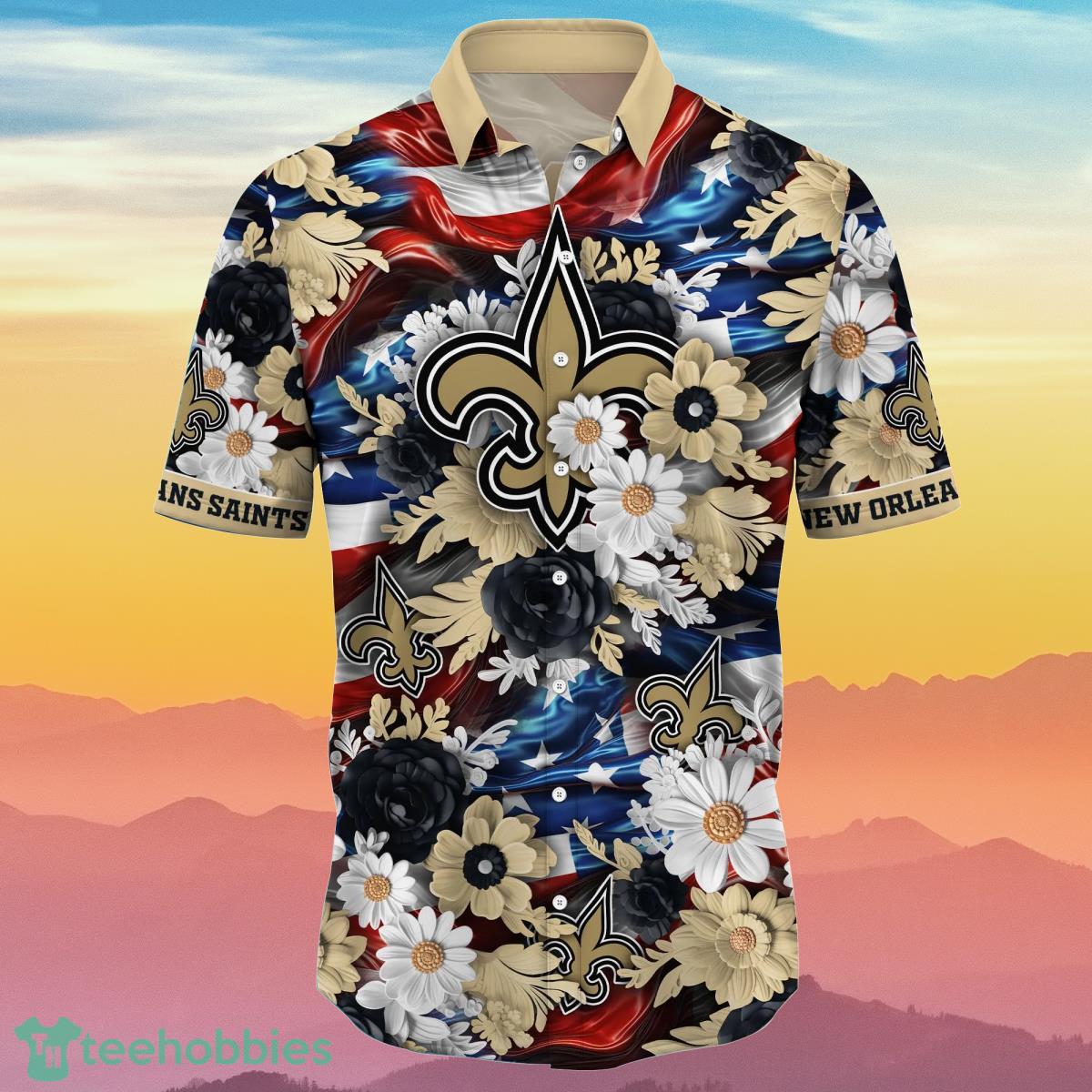 New Orleans Saints NFL Hawaiian Shirt 4th Of July Independence Day Special Gift For Men And Women Fans Product Photo 2