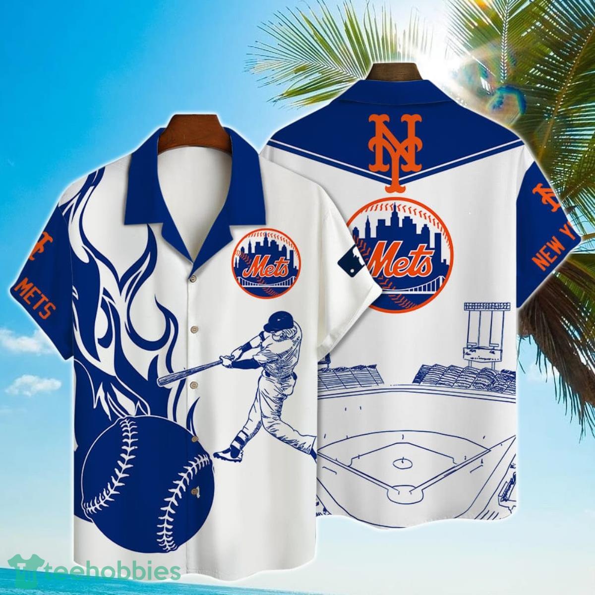 New York Mets Major League Baseball 3D Print Hawaiian Shirt 2023 Product Photo 1