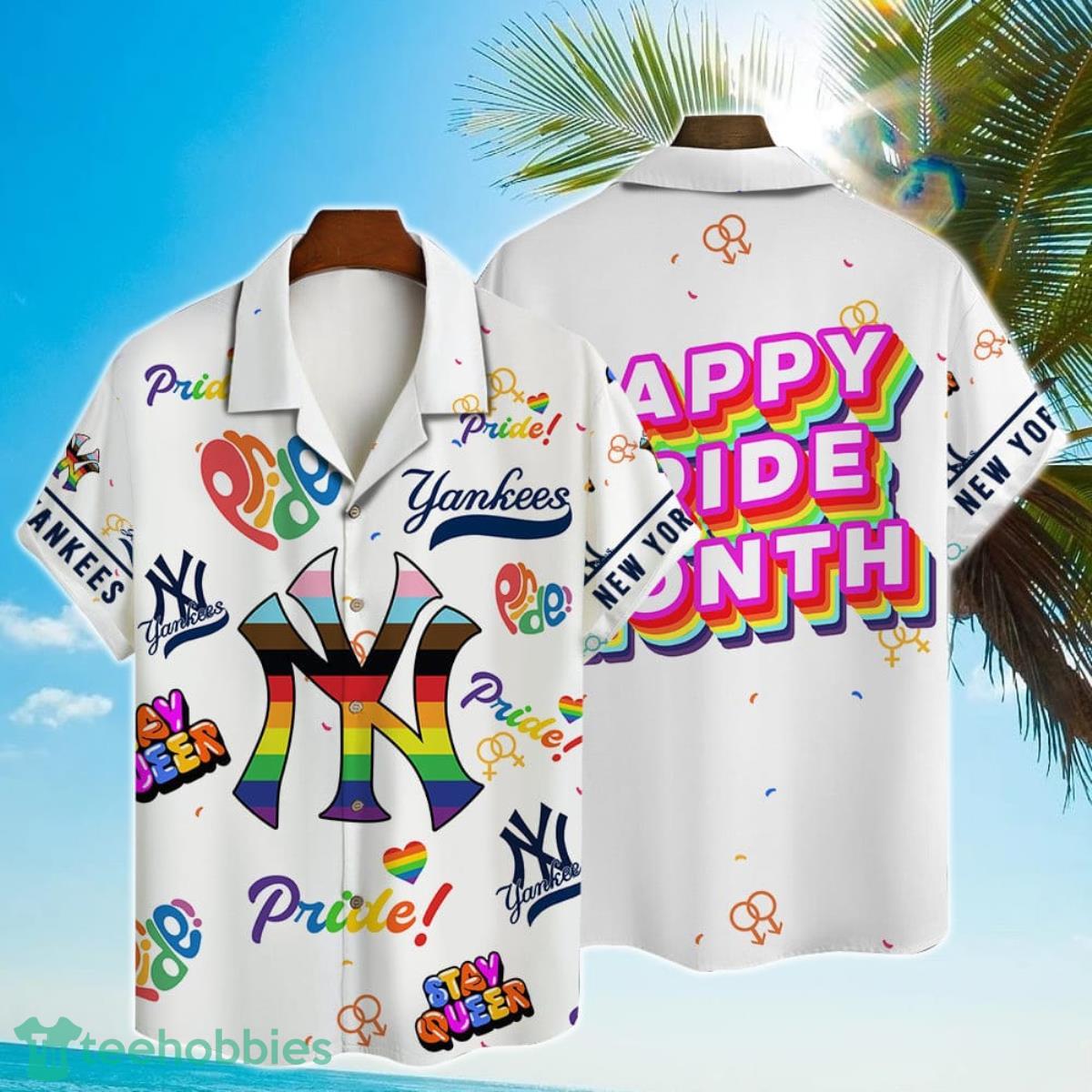 New York Yankees MLB Happy Pride Month Hawaiian Shirt For True Fans Product Photo 1