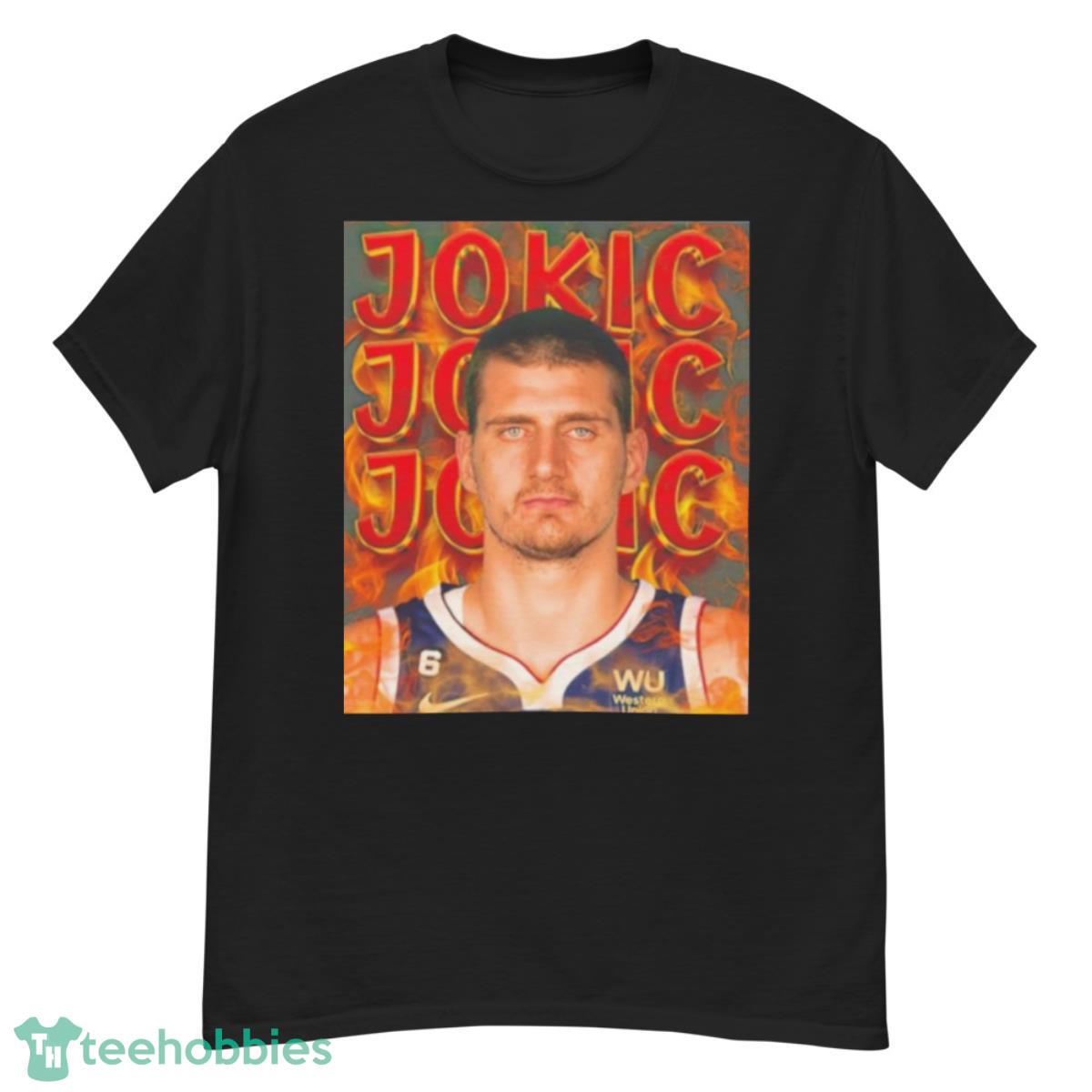 Nikola Jokic Fire Photo Shirt - G500 Men’s Classic T-Shirt