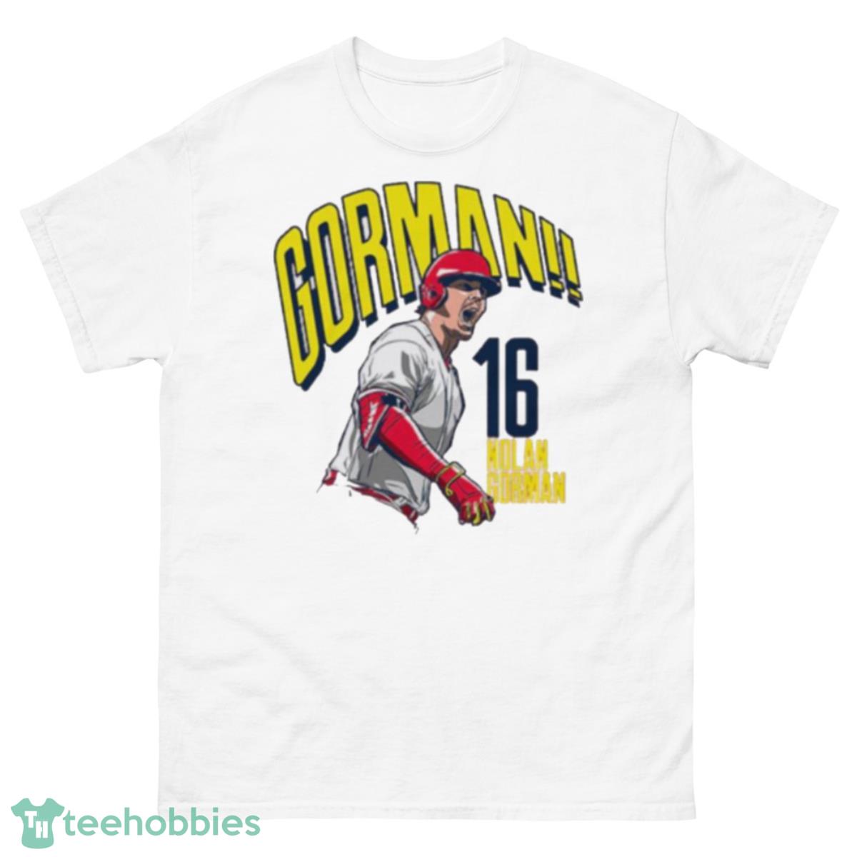Nolan Gorman St. Louis Cardinals Gorman shirt - 500 Men’s Classic Tee Gildan