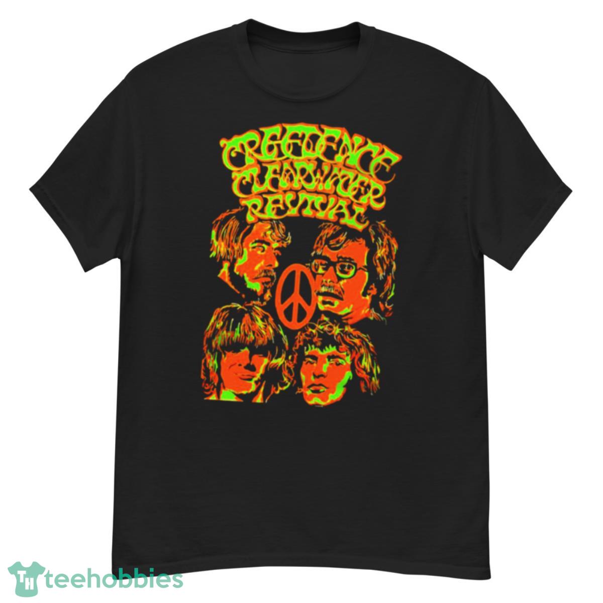 Official Merchandise Of Creedence Clearwater Revival Ccr Rock Music Shirt