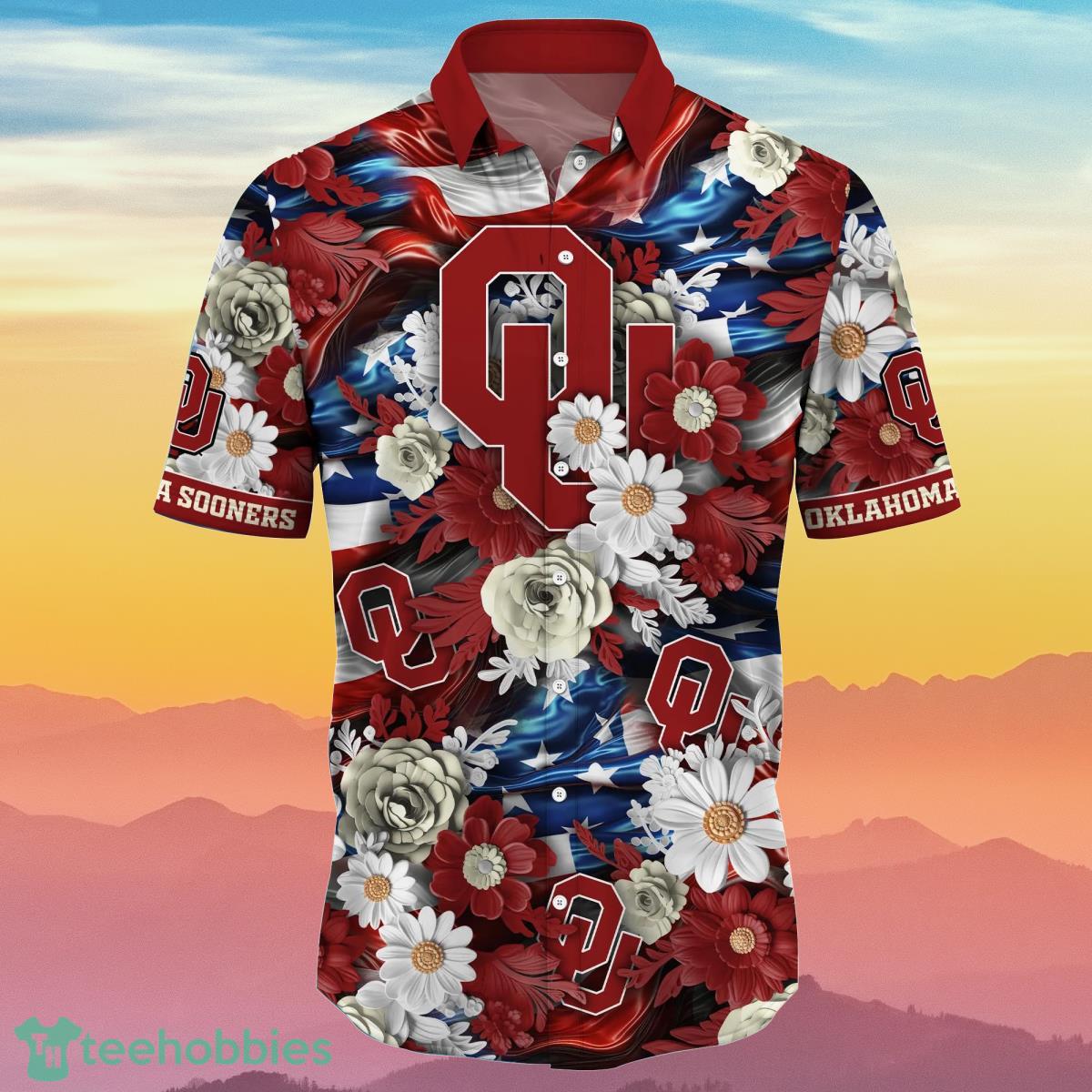 Oklahoma Sooners NCAA1 Hawaiian Shirt 4th Of July Independence Day Special Gift For Men And Women Fans Product Photo 2