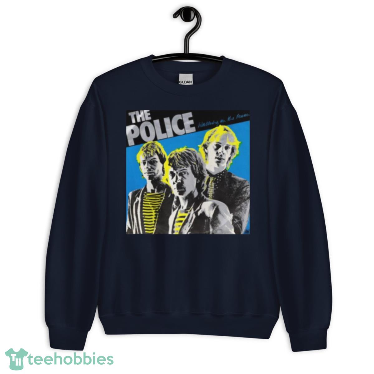 On The Moon The Police Band Shirt - Unisex Crewneck Sweatshirt-1
