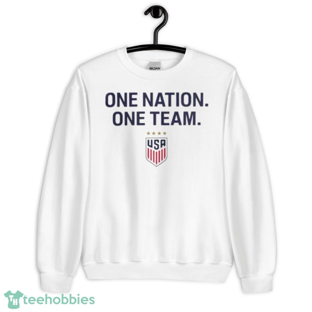 One Nation One Team Usa Soccer Logo Shirt - Unisex Heavy Blend Crewneck Sweatshirt