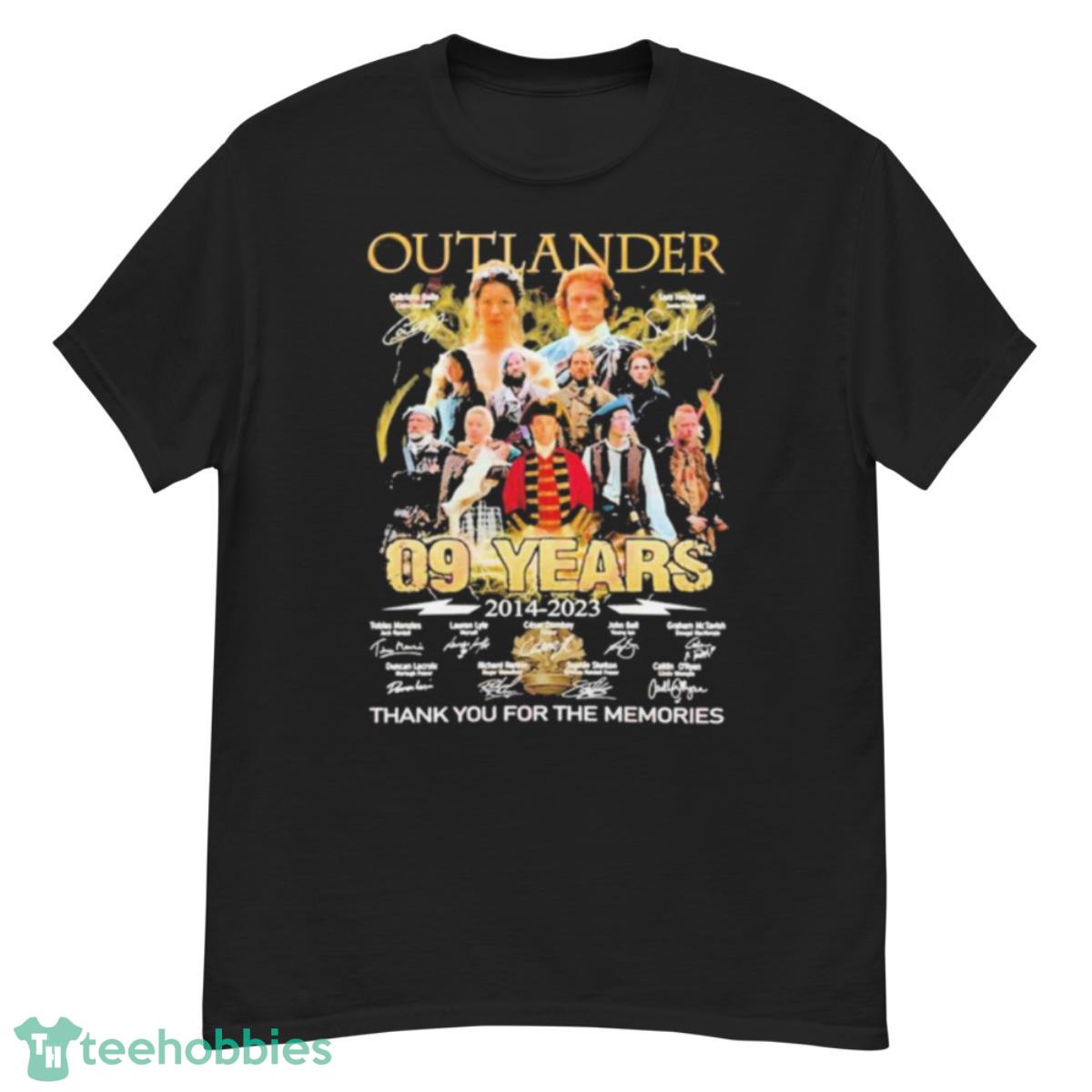 Outlander 09 Years 2014 2023 Thank You For The Memories signatures shirt - G500 Men’s Classic T-Shirt