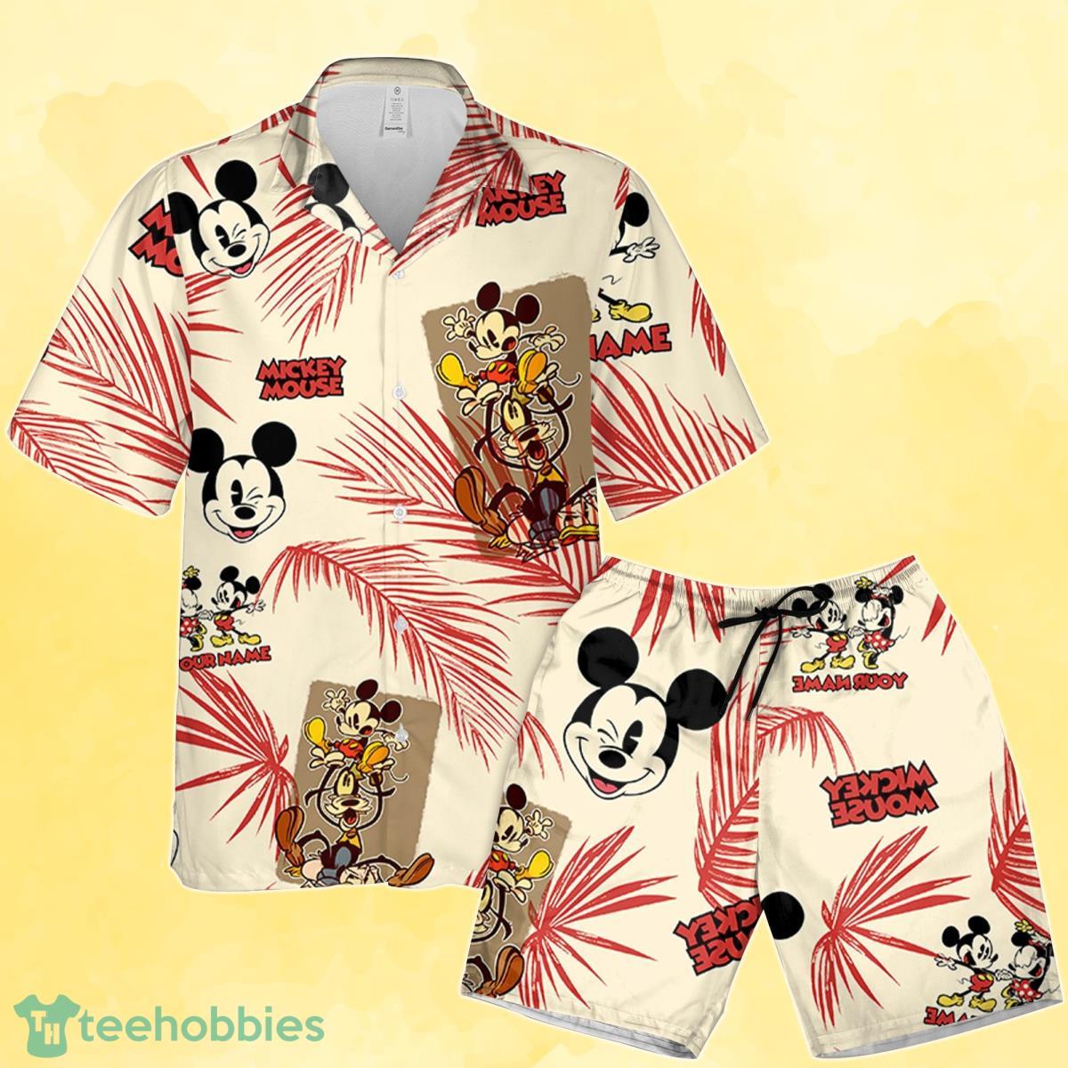 Personalized Dallas Cowboys & Mickey Mouse Hawaiian Shirt And