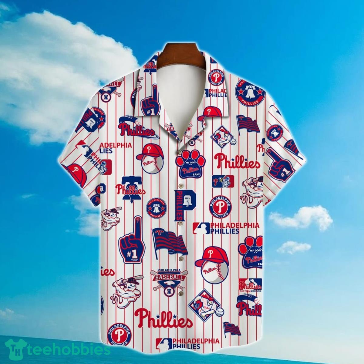 Philadelphia Phillies Major League Baseball 3D Print Hawaiian Shirt For True Fans Product Photo 2