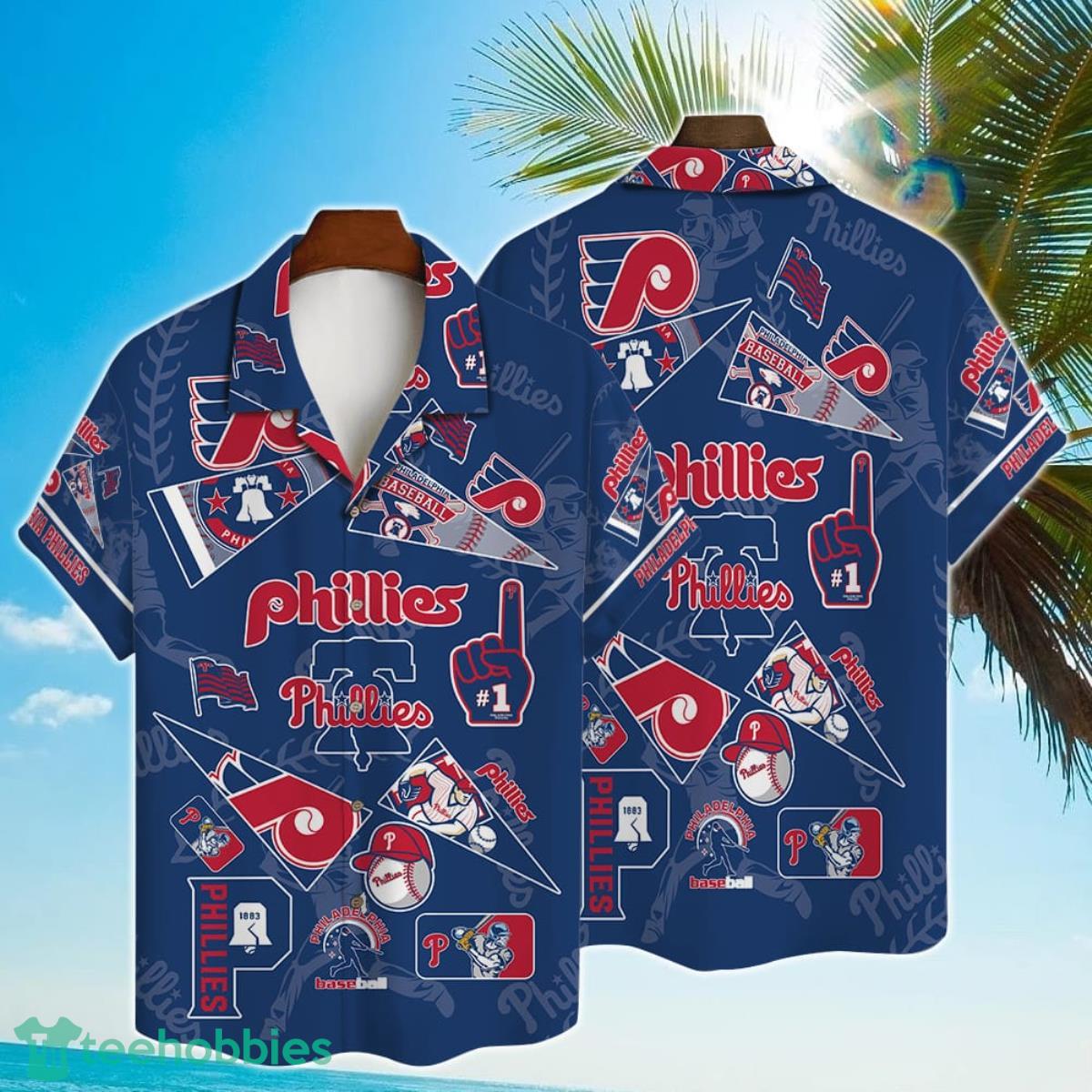 Philadelphia Phillies Major League Baseball 3D Print Hawaiian Shirt Product Photo 1
