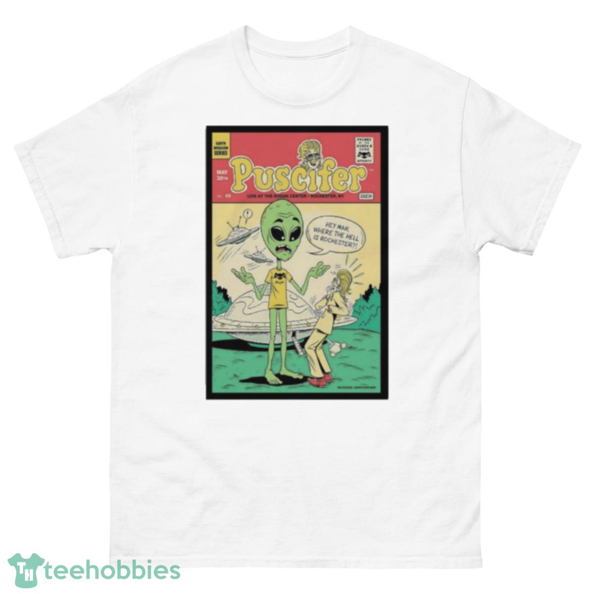 Poster Puscifer 2023 Rochester, NY Shirt - 500 Men’s Classic Tee Gildan