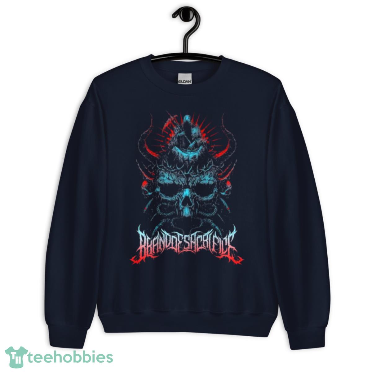 Recommended for the Brand Of Sacrifice Skull Shirt - Unisex Crewneck Sweatshirt-1